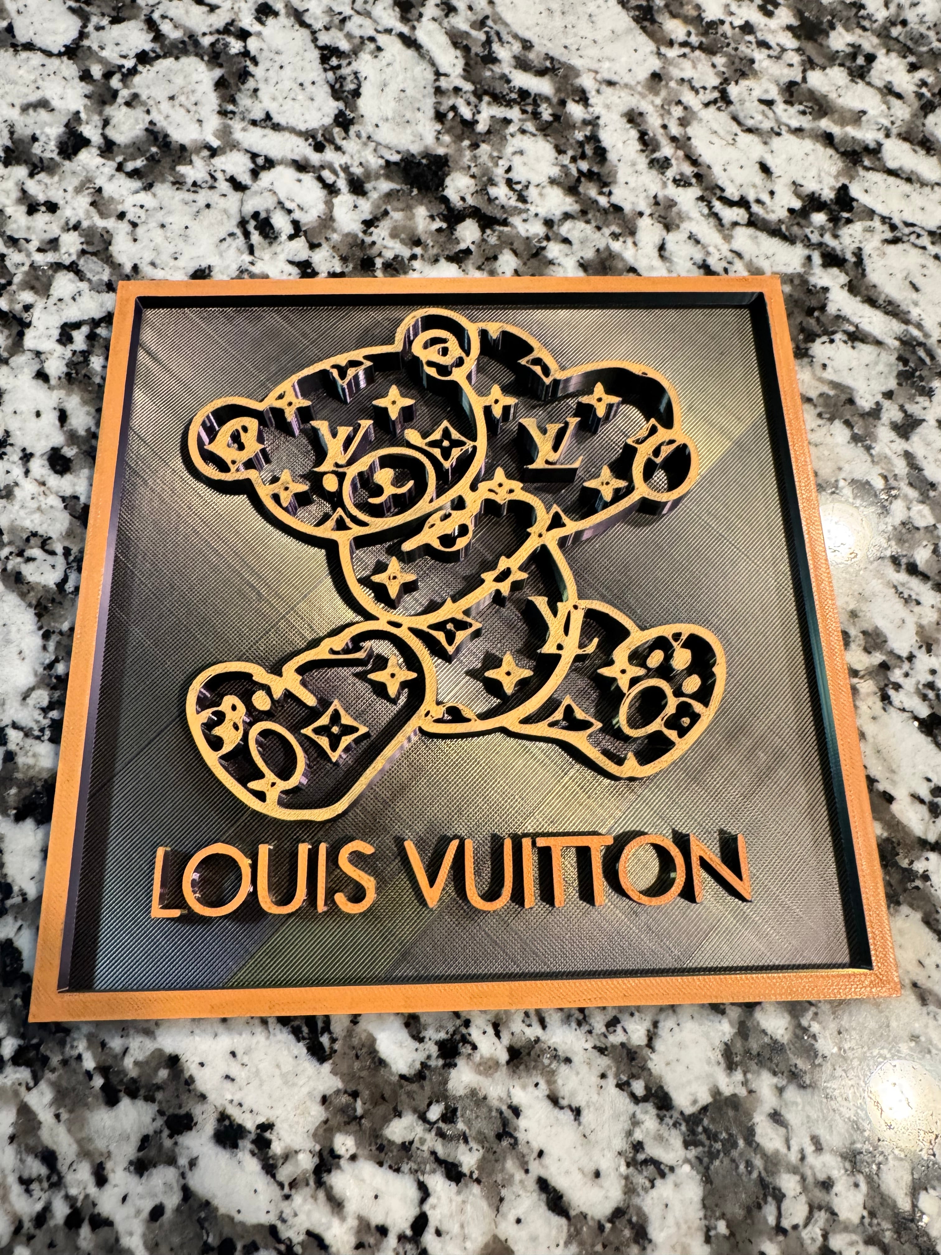 Louis Bear designer wall art