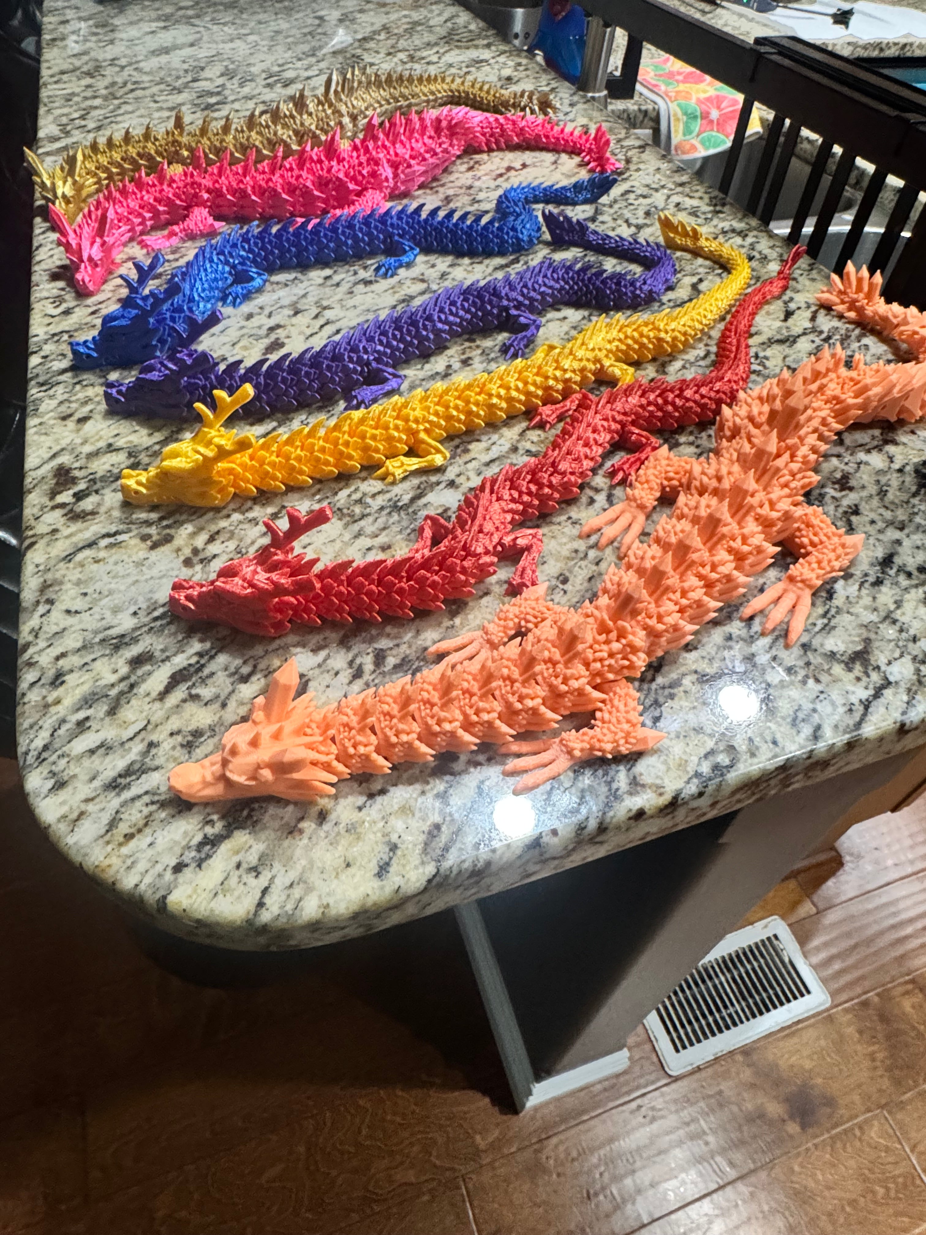 Articulated Dragons all colors